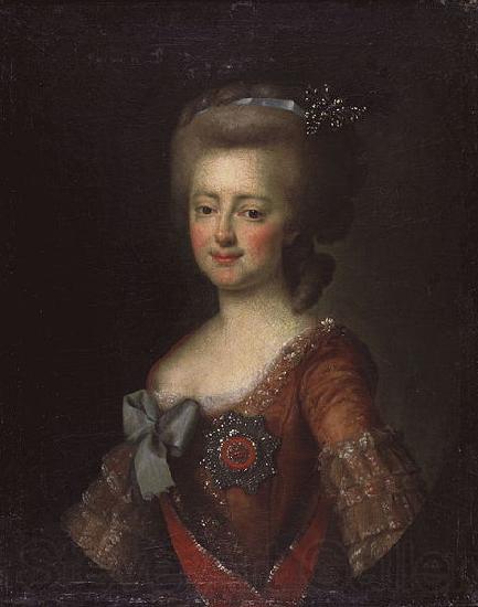 Dimitri Levitzky Portrait of Grand Duchess Maria Fyodorovna Spain oil painting art